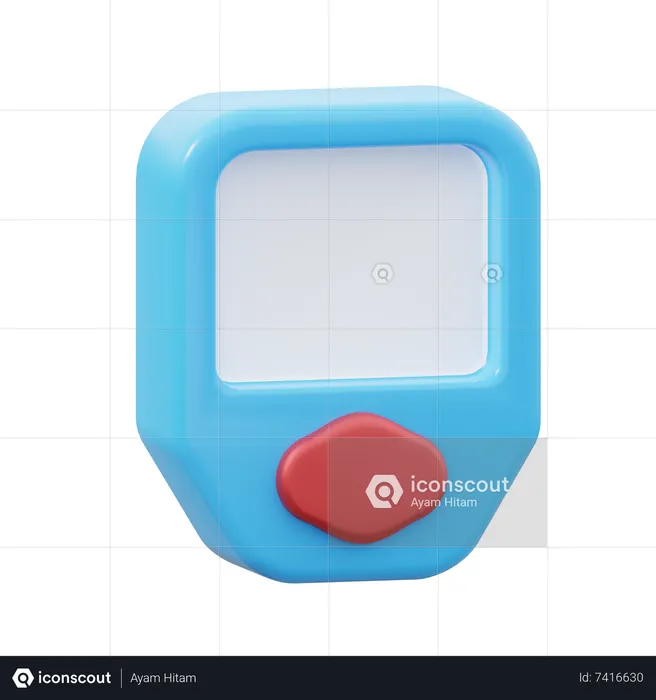 Diabetes Tester  3D Icon