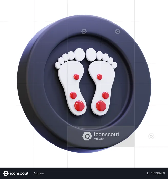 Diabetischer Fuß  3D Icon