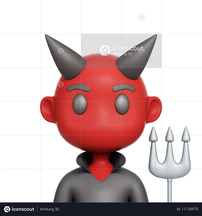 Diable  3D Icon