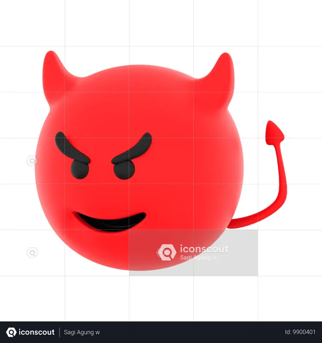 Emoji del diablo Emoji 3D Icon