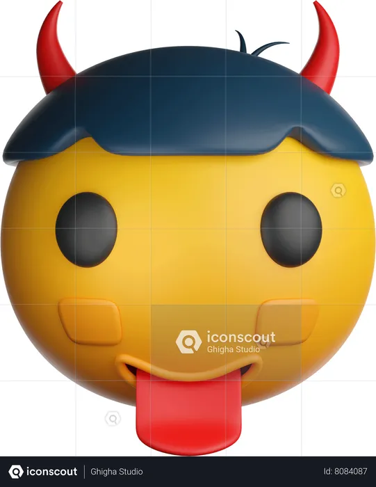 Emoji do diabo Emoji 3D Icon