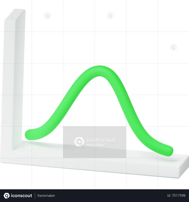 Curva del diagrama  3D Icon