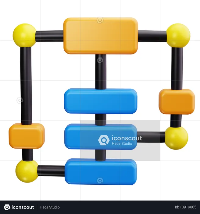 Diagrama esquemático  3D Icon