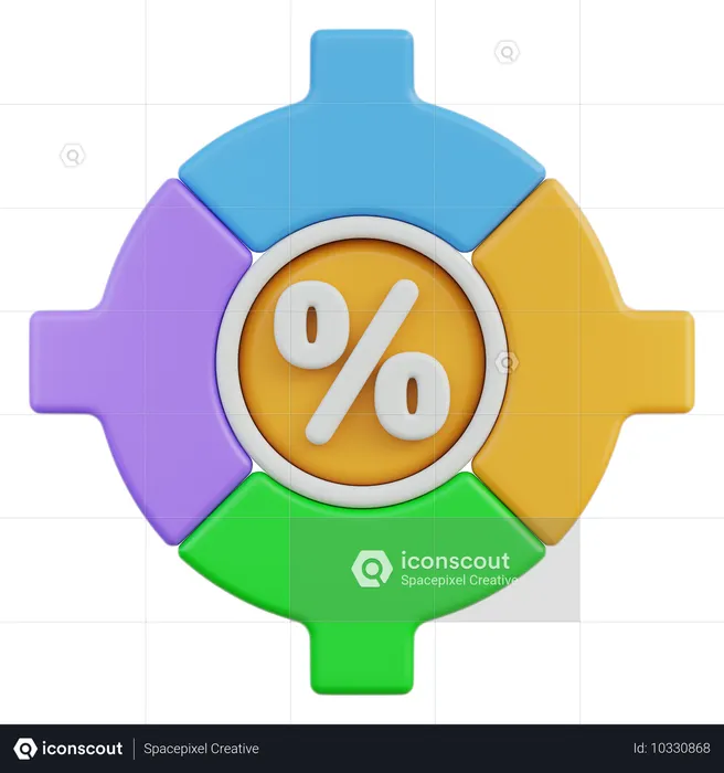 Infografía del diagrama  3D Icon