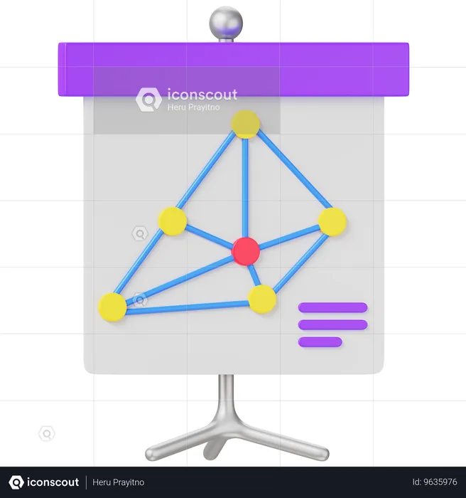 Presentación del diagrama  3D Icon