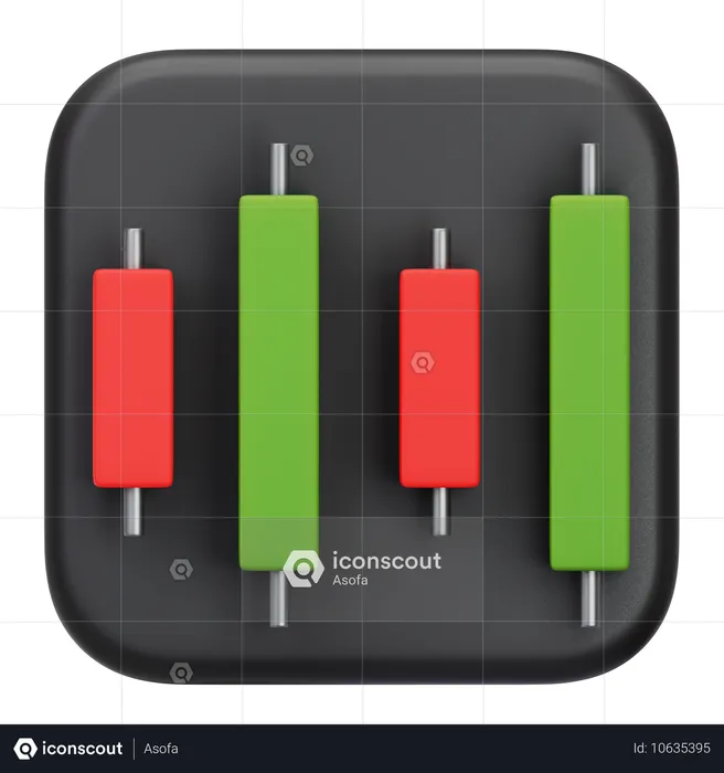 Diagramm  3D Icon