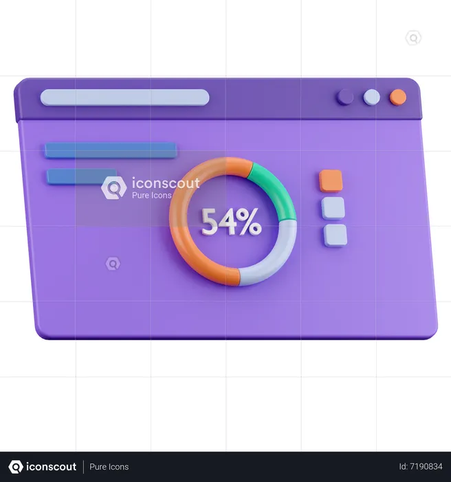 Diagrammfeld  3D Icon