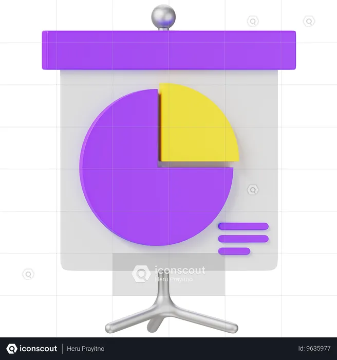 Diagrammdarstellung  3D Icon