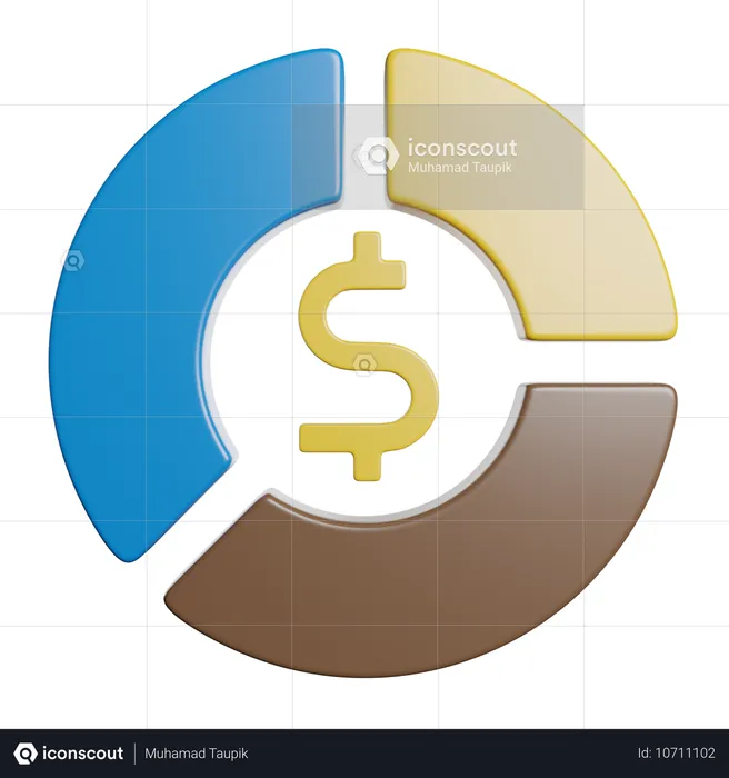 Diagramme circulaire  3D Icon