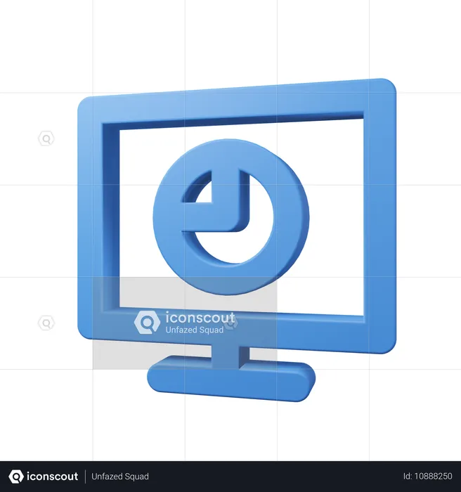 Diagramme circulaire  3D Icon