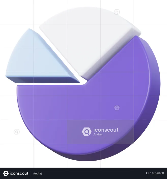 Diagramme circulaire  3D Icon