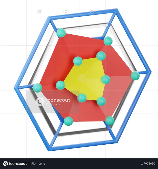 Diagramme de Gantt  3D Icon