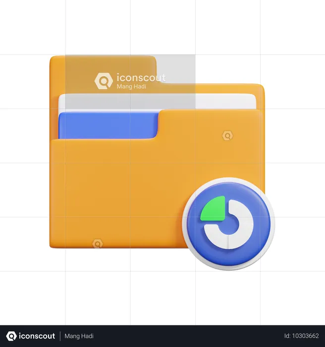 Dossier de diagramme  3D Icon