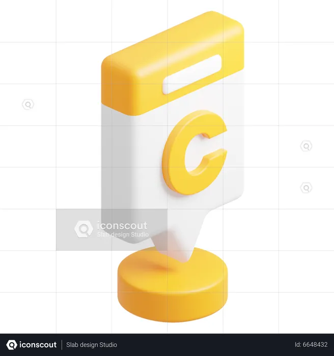 Diagramme à colonnes en boîte c  3D Icon