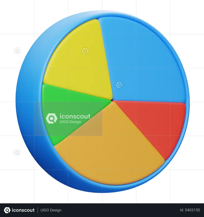 Diagramme circulaire  3D Icon