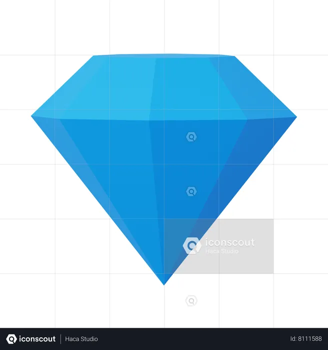 Diamant  3D Icon