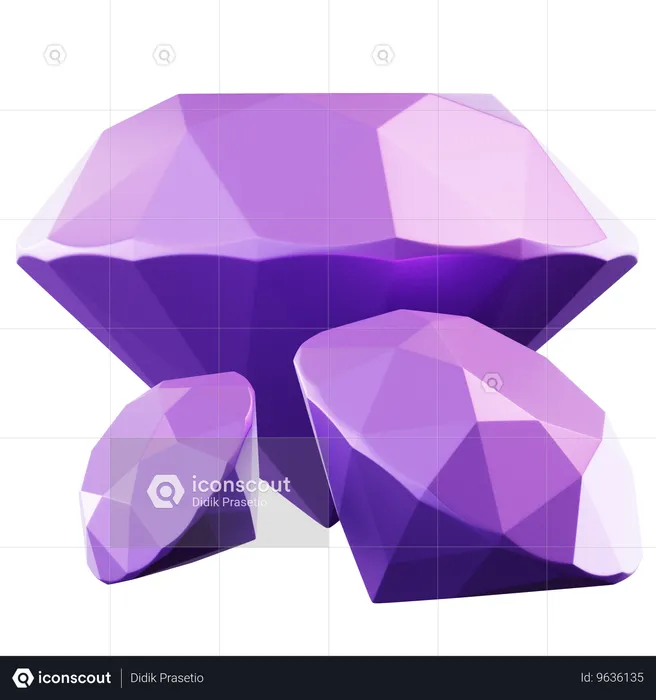 Diamant  3D Icon