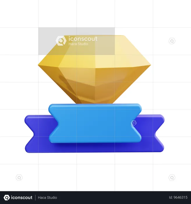 Diamant  3D Icon