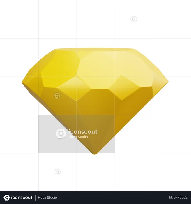 Diamant  3D Icon