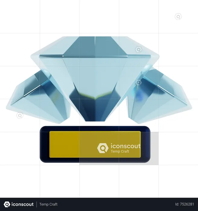 Diamant  3D Icon