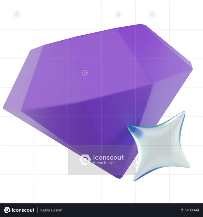 Diamant  3D Icon