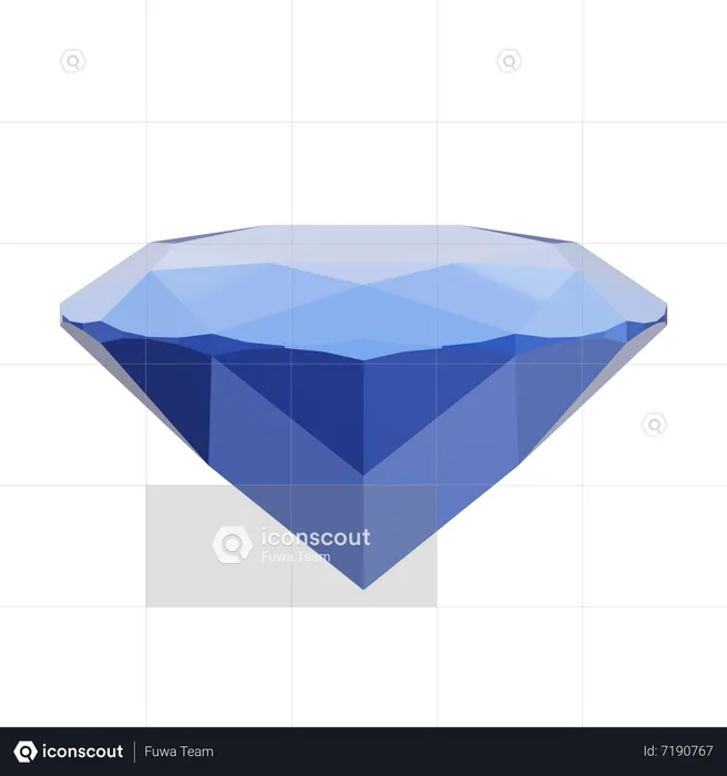 Diamant  3D Icon