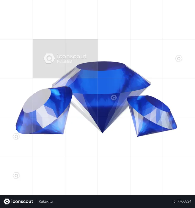 Diamant  3D Icon