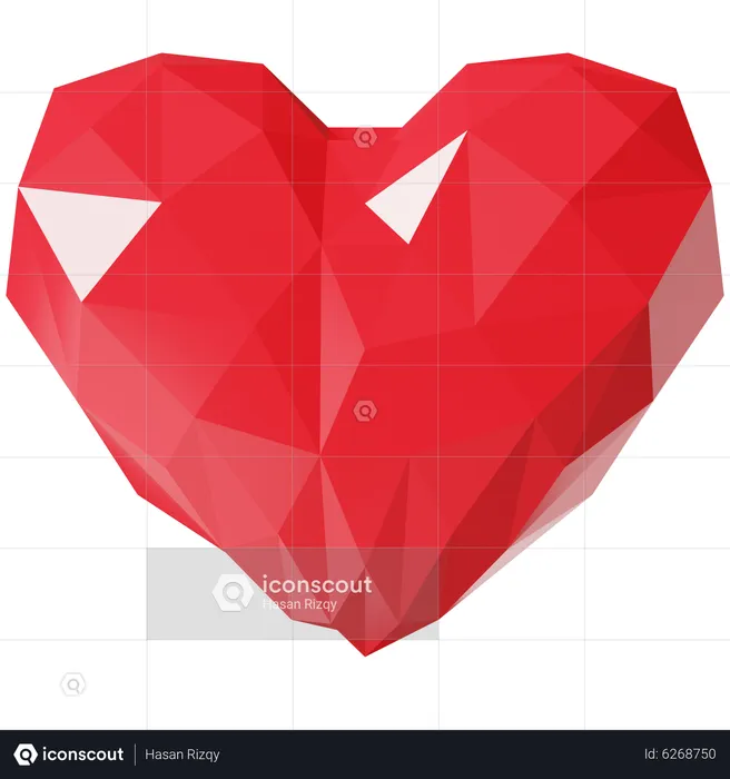 Diamant Liebe  3D Icon