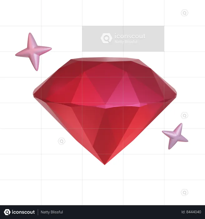 Diamante  3D Icon