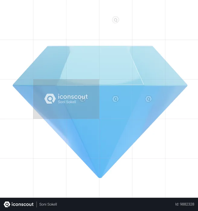 Diamante  3D Icon