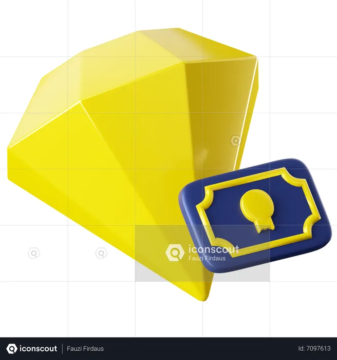 Diamante  3D Icon