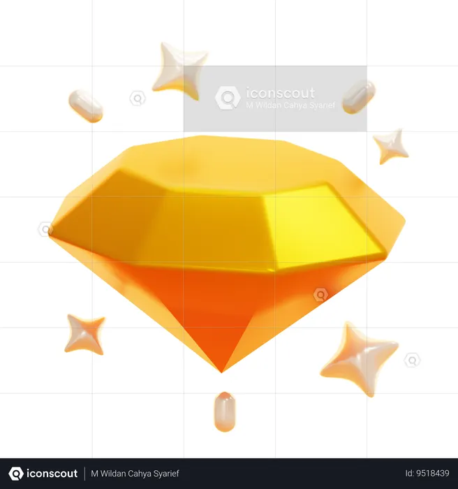 DIAMOND  3D Icon
