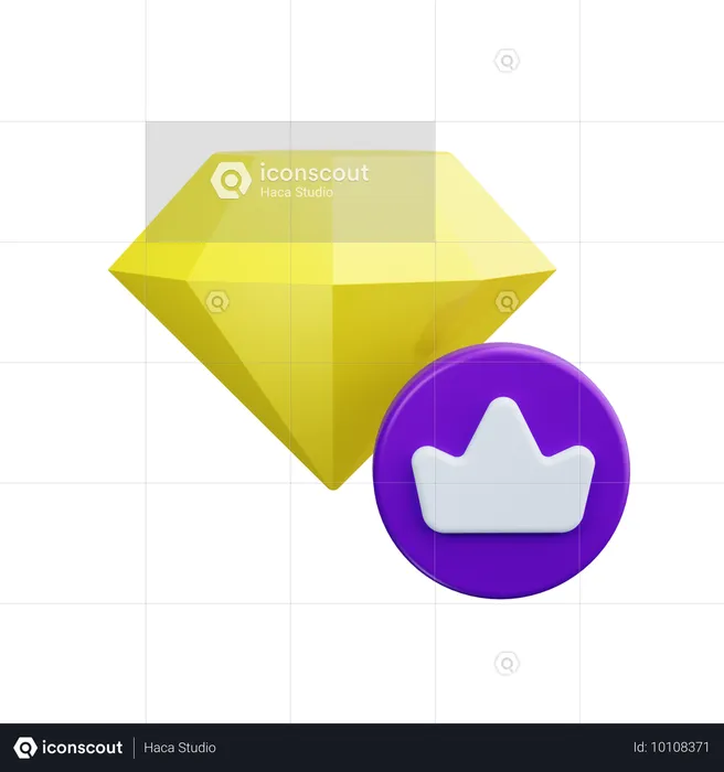 Diamond  3D Icon