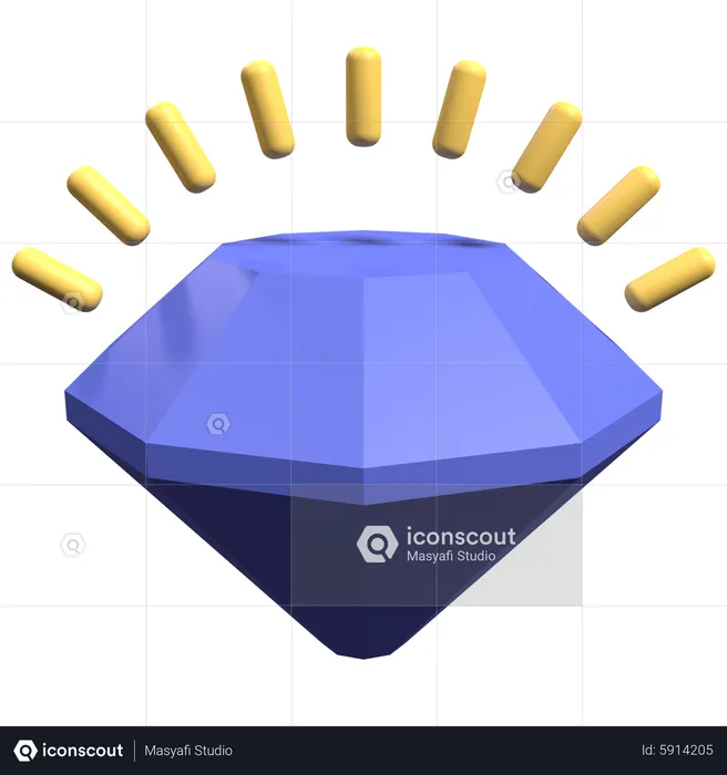 Diamond  3D Icon