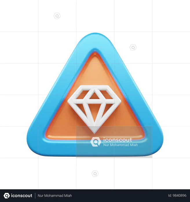 Diamond  3D Icon