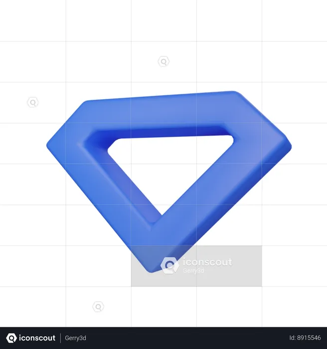 Diamond  3D Icon