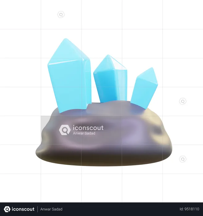 Diamond Mine  3D Icon
