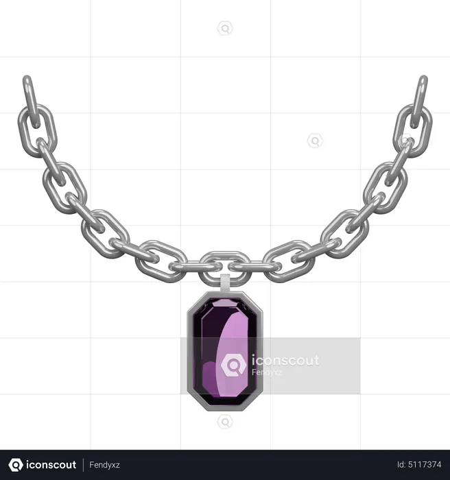 Diamond Necklace  3D Icon