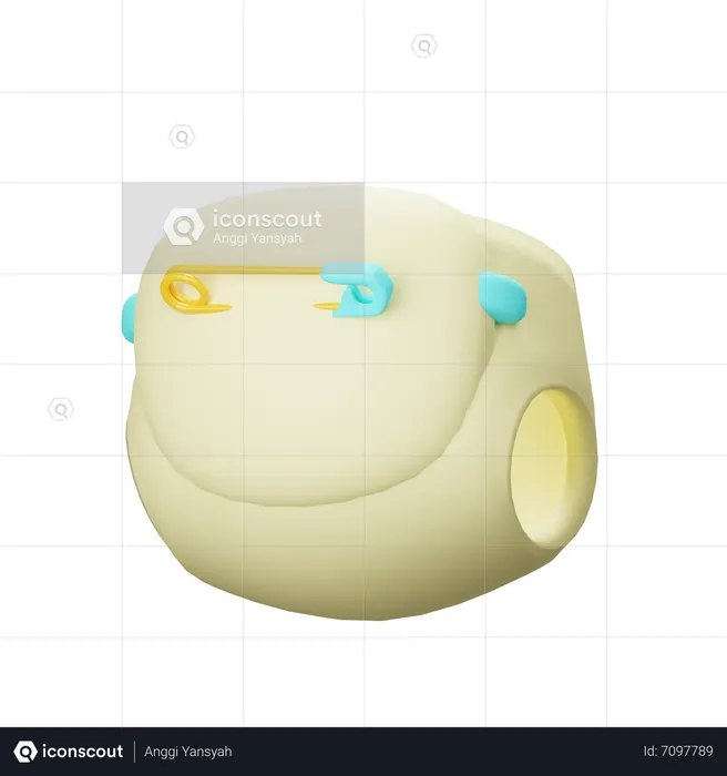 Diaper  3D Icon