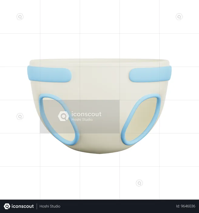 Diaper  3D Icon