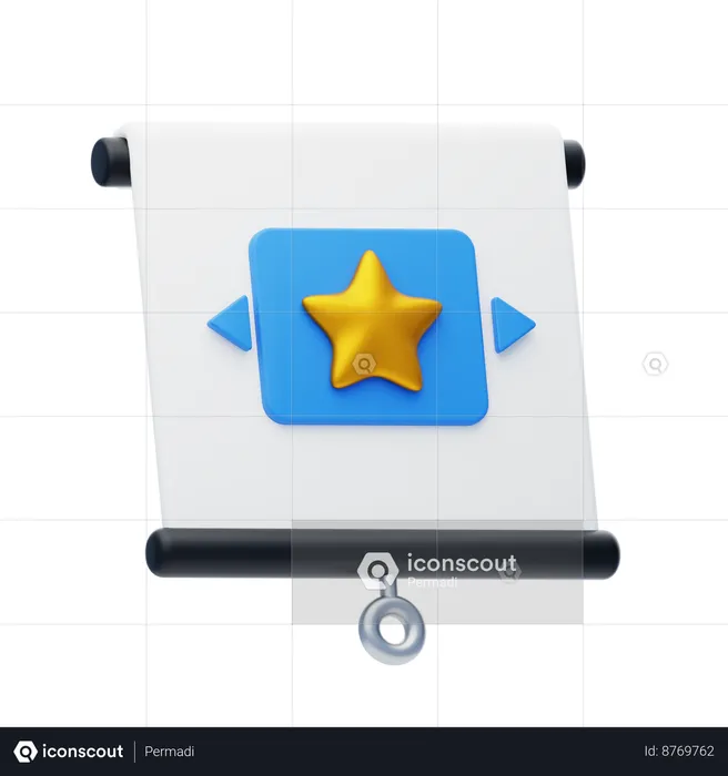 Diapositiva favorita  3D Icon