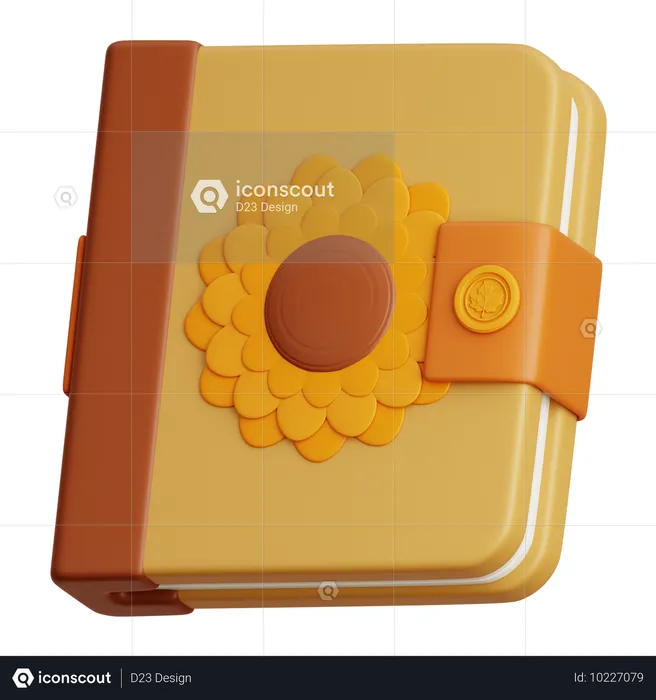 Diary Book  3D Icon