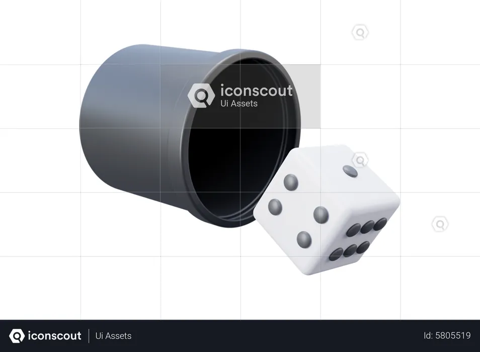 Dice Game  3D Icon