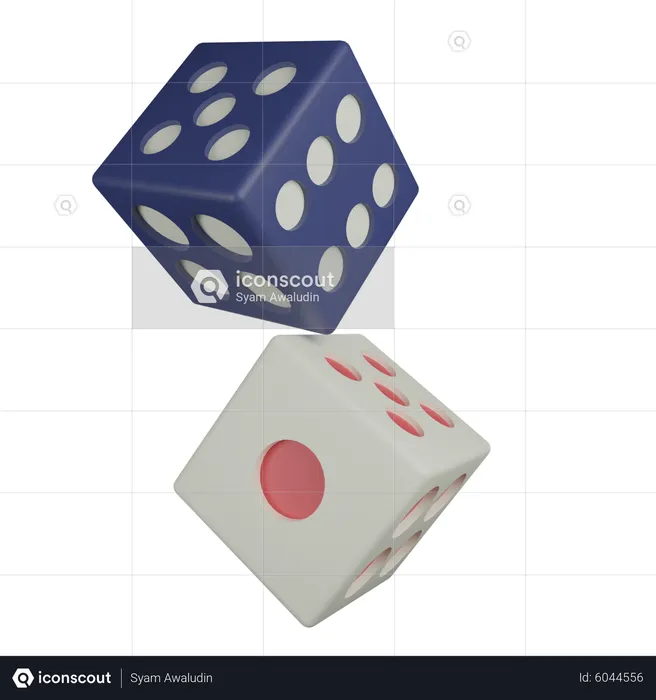 Dices  3D Icon