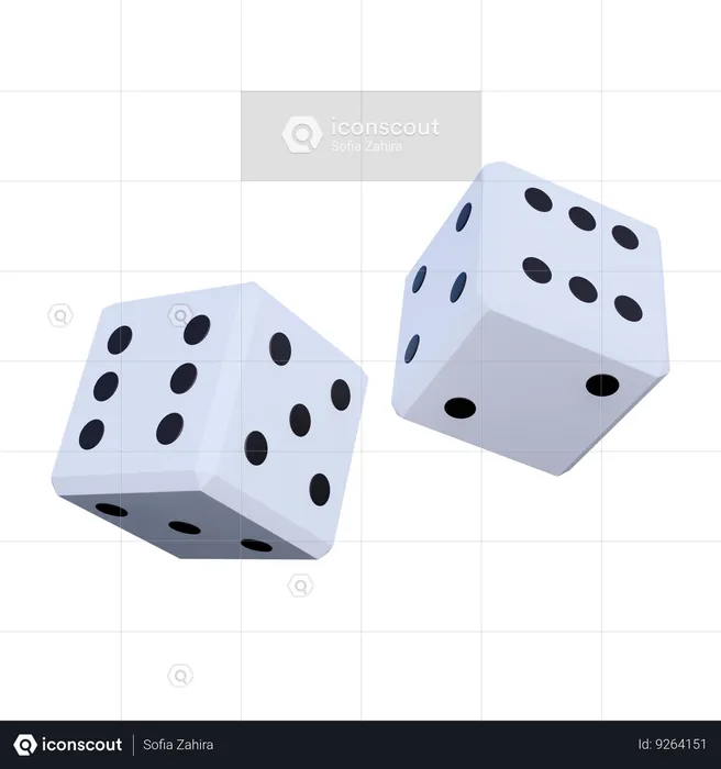 Dices  3D Icon