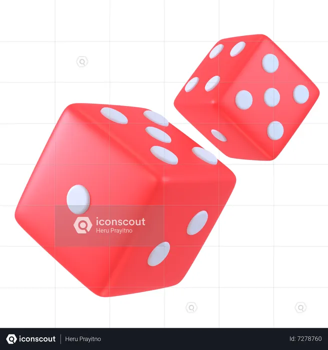 Dices  3D Icon