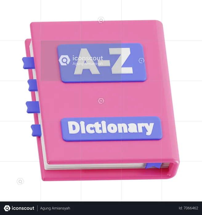 Dictionary  3D Icon