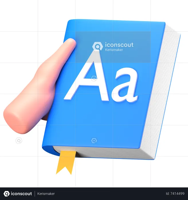 Dictionary  3D Icon