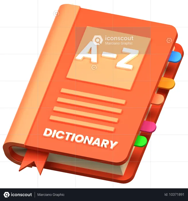 Dictionary  3D Icon