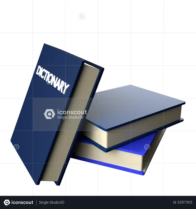 Dictionary Book  3D Icon